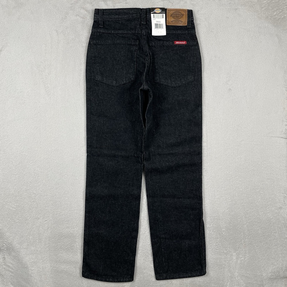 Dickies Industrial‎ Jeans Mens 27x30 Black Straight Leg Goth Punk Biker Y2K New